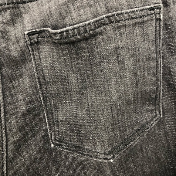 H&M High Rise Dark Gray Cuffed Denim Shorts - Picture 5 of 7